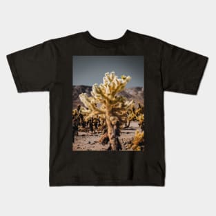 Cholla Cactus Photo from Joshua National Tree Park V2 Kids T-Shirt